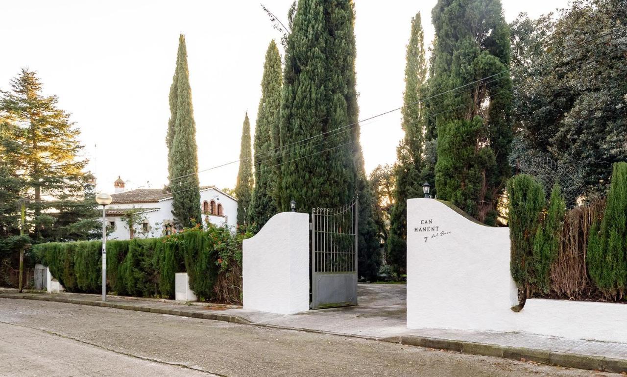 Masia Can Manent Del Bosc S XVIII Santa Eulalia de Ronsaná Dış mekan fotoğraf