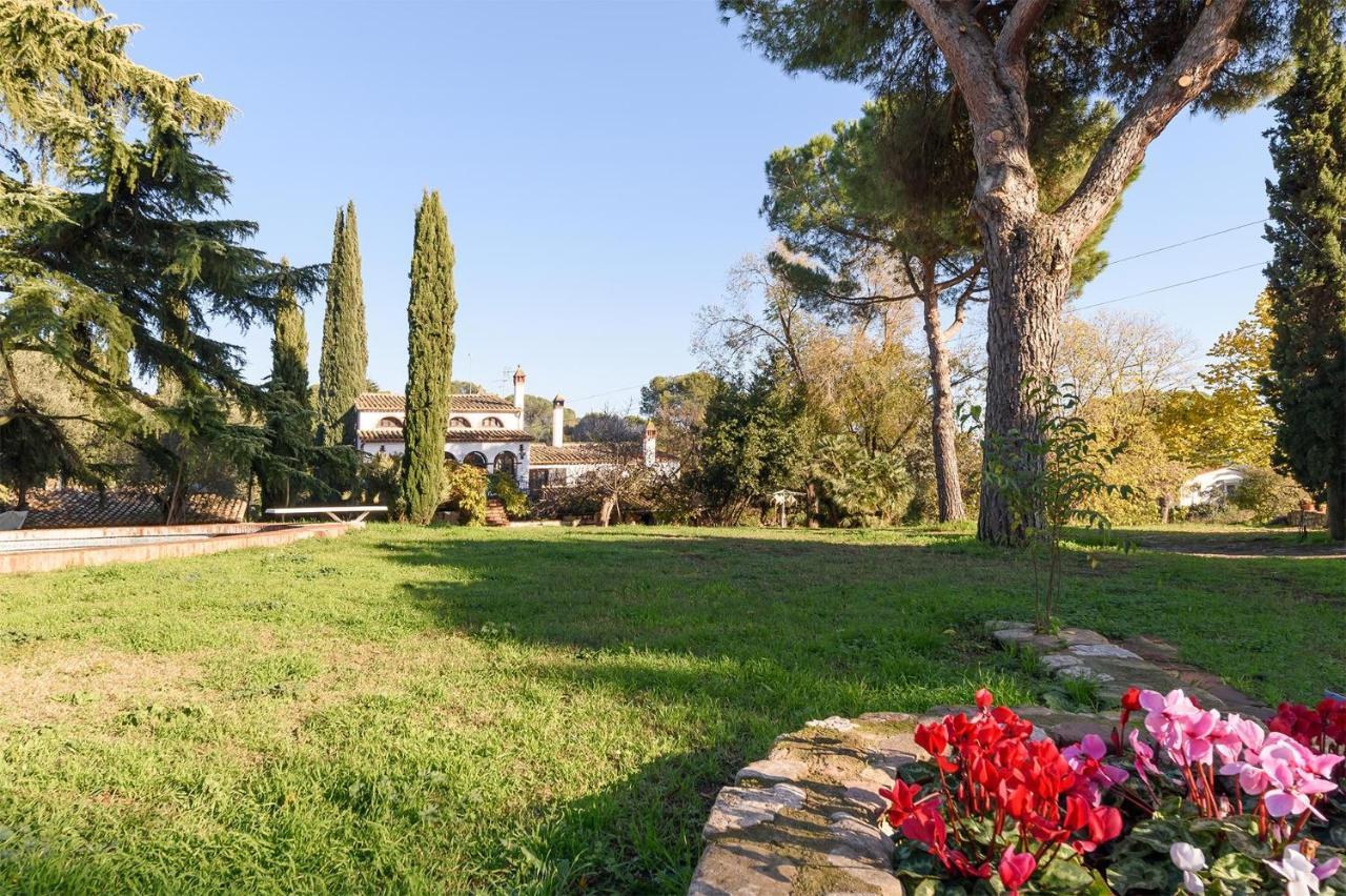 Masia Can Manent Del Bosc S XVIII Santa Eulalia de Ronsaná Dış mekan fotoğraf