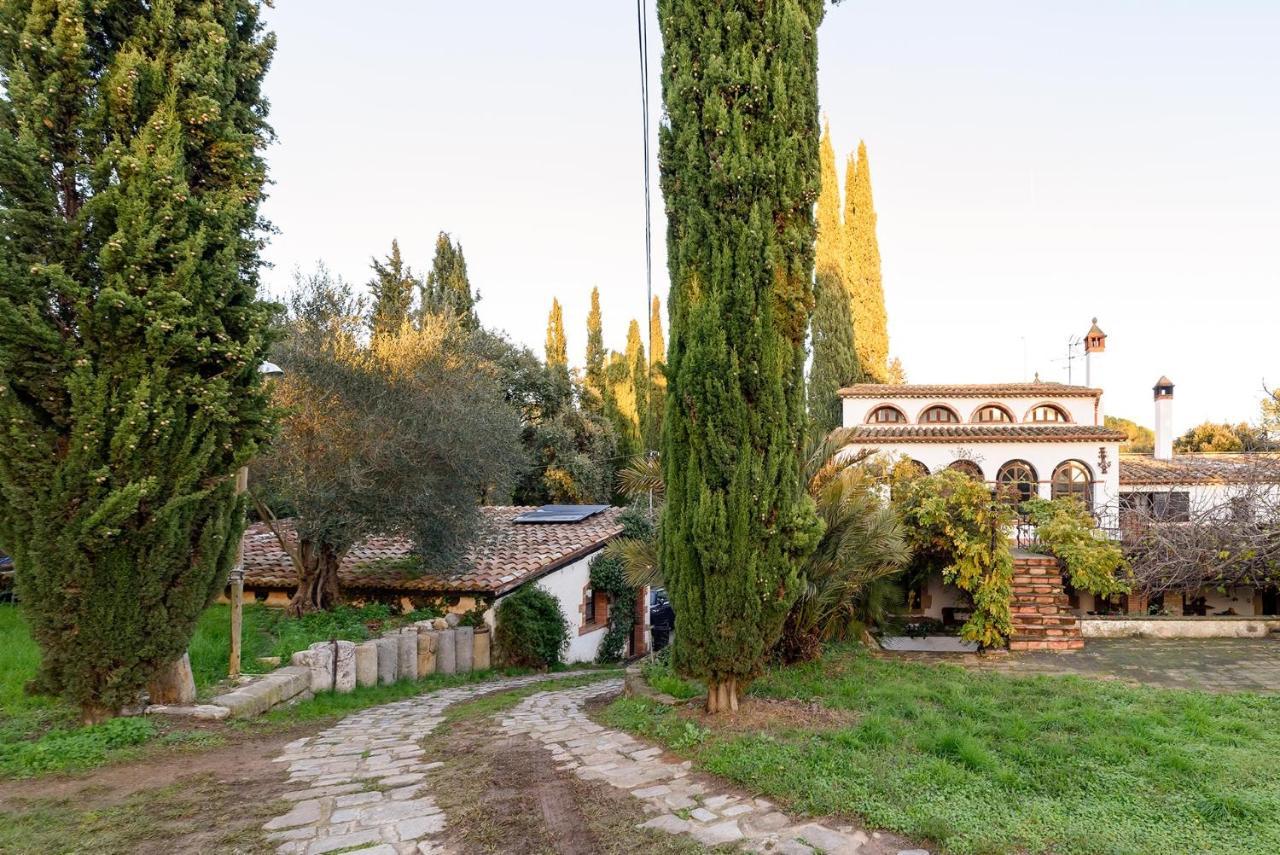 Masia Can Manent Del Bosc S XVIII Santa Eulalia de Ronsaná Dış mekan fotoğraf
