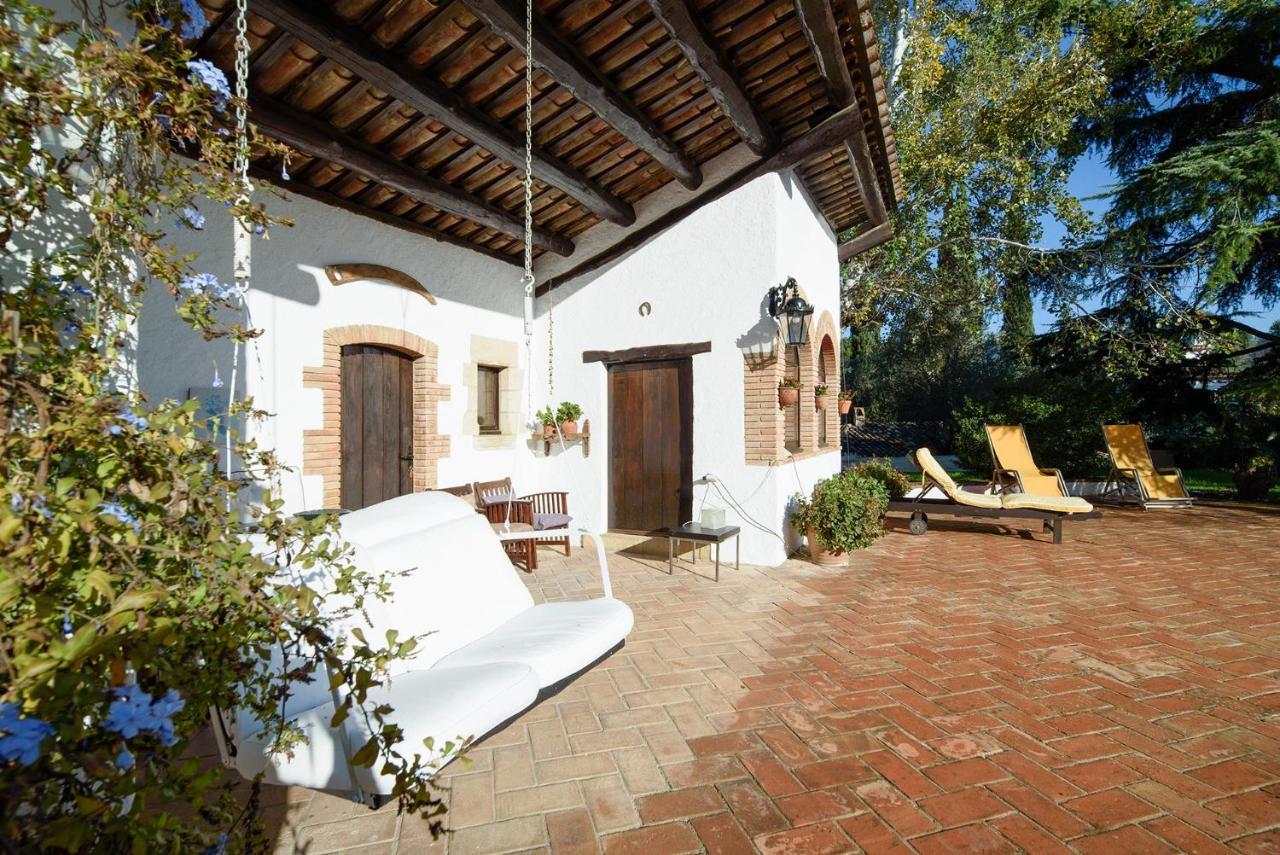 Masia Can Manent Del Bosc S XVIII Santa Eulalia de Ronsaná Dış mekan fotoğraf