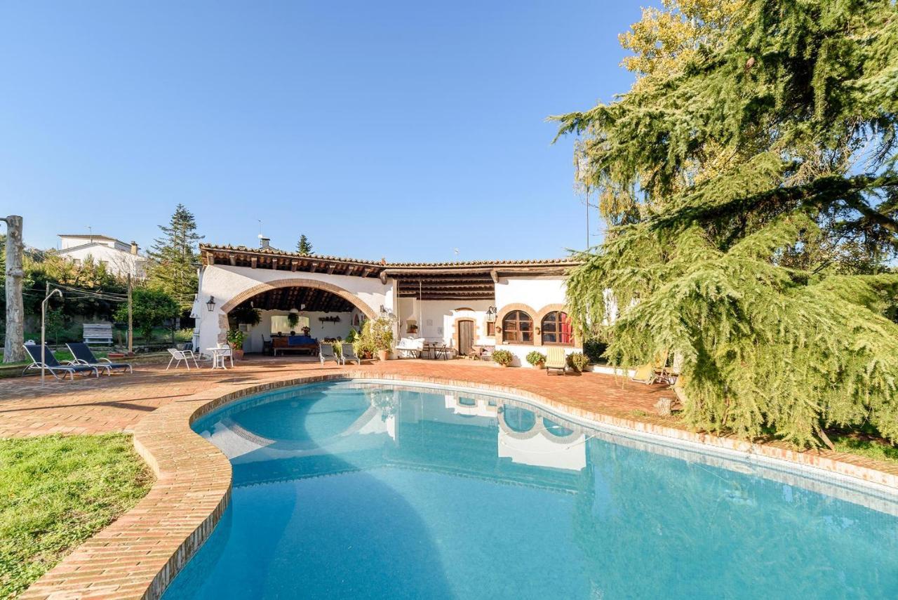 Masia Can Manent Del Bosc S XVIII Santa Eulalia de Ronsaná Dış mekan fotoğraf