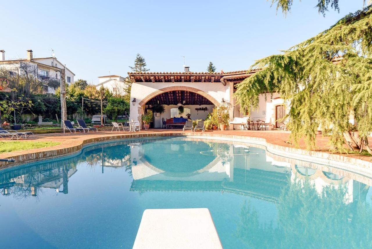 Masia Can Manent Del Bosc S XVIII Santa Eulalia de Ronsaná Dış mekan fotoğraf