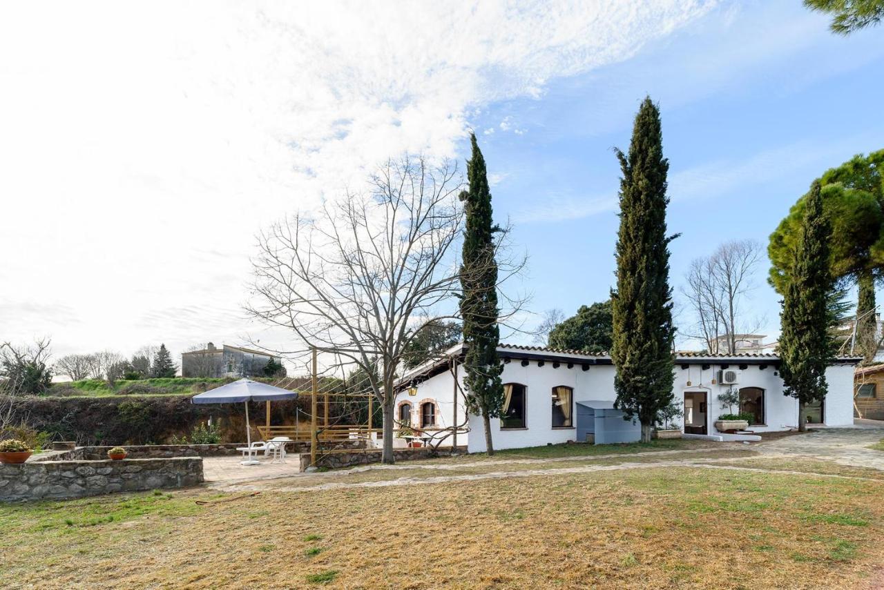 Masia Can Manent Del Bosc S XVIII Santa Eulalia de Ronsaná Dış mekan fotoğraf